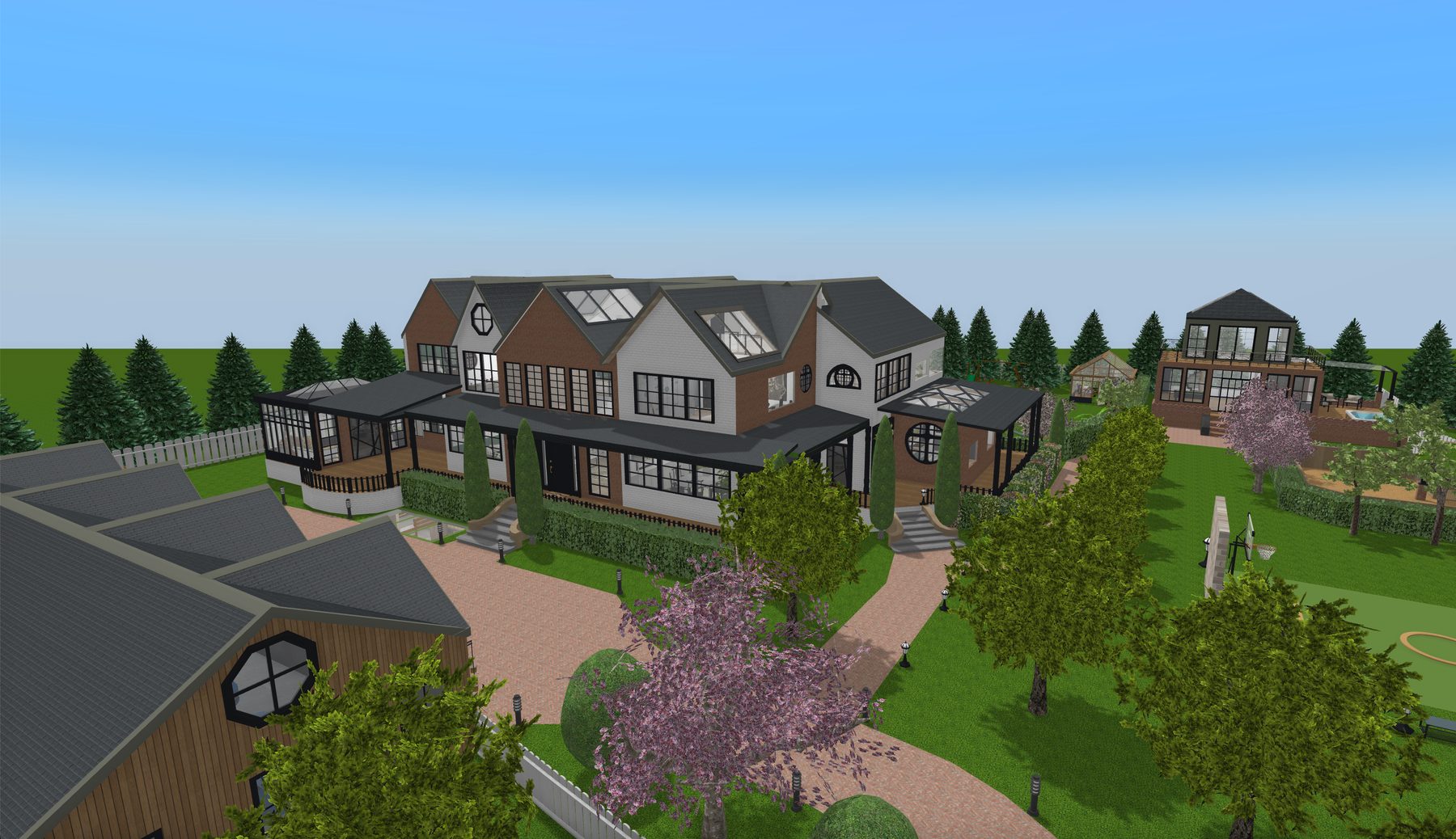 A furnished home rendered in 3D by Home Design 3D
